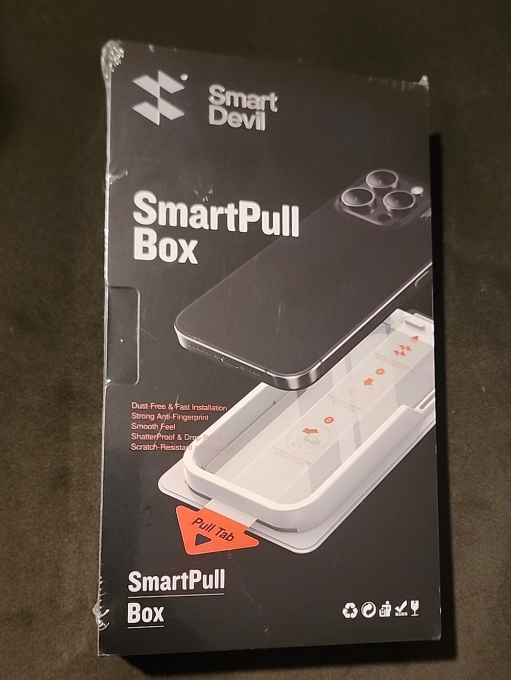 SmartDevil SmartPull Box Tempered Glass Screen Protector Kit - Picture 7 of 7